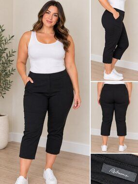 Reitmans Black Capri Pants